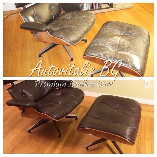 Възстановяване и Пребоядисване на Мебели - Снимки от клиенти възстановили мебелите си - Кресло с Табуретка